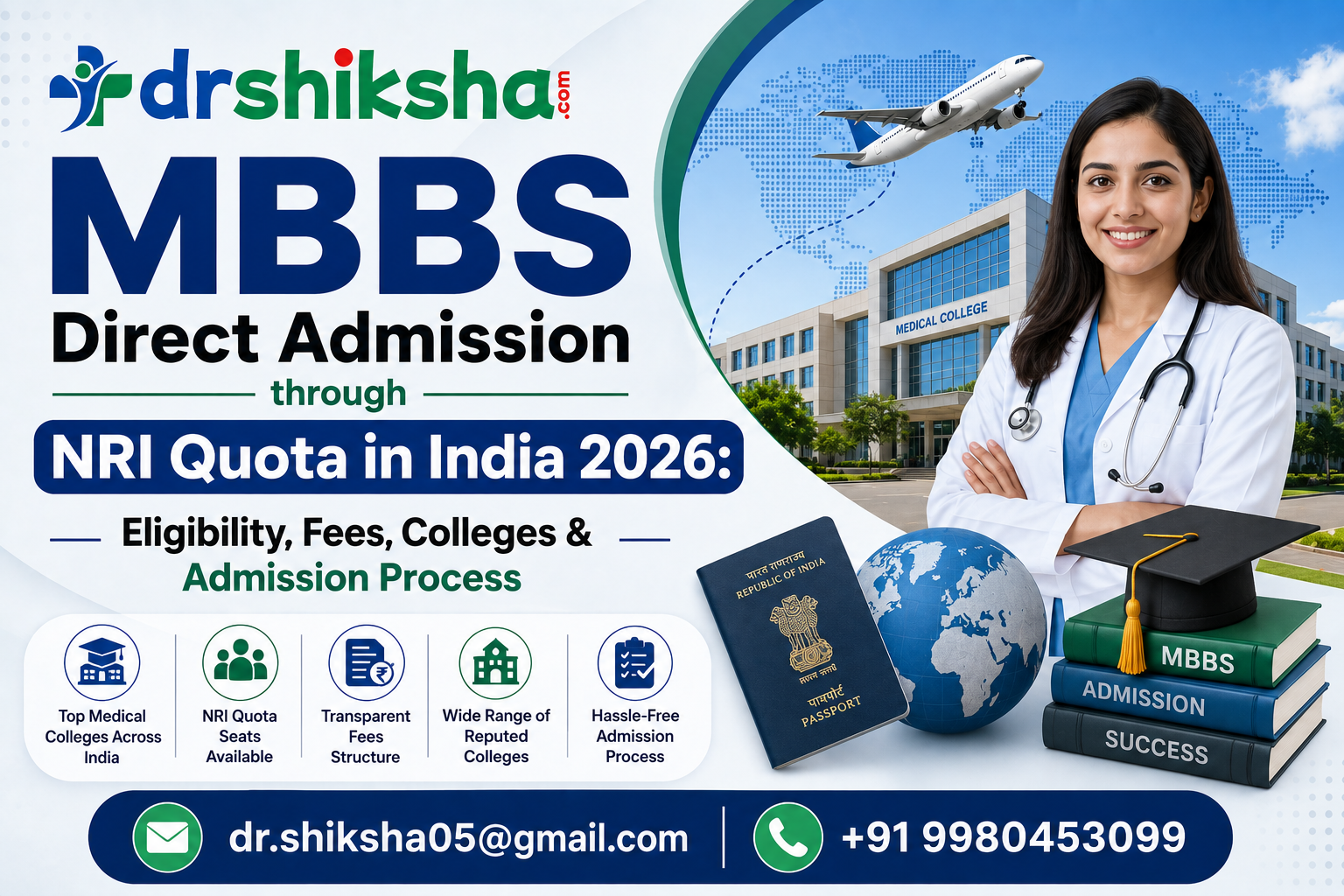 MBBS Direct Admission through NRI Quota in India 2026-Eligibility, Fees, Colleges & Admission Process