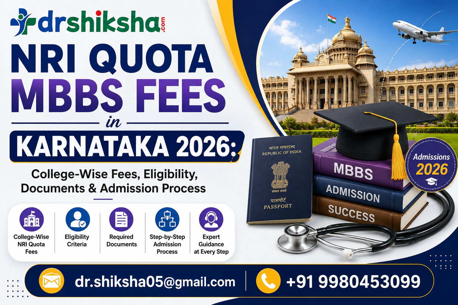NRI Quota MBBS Fees in Karnataka 2026-College-Wise Fees, Eligibility, Documents & Admission Process